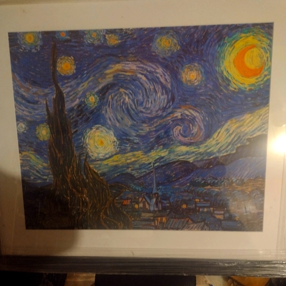 Starry night Vincent van Gough painting